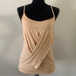Apple Bottoms Tan Camisole with Embellishments
